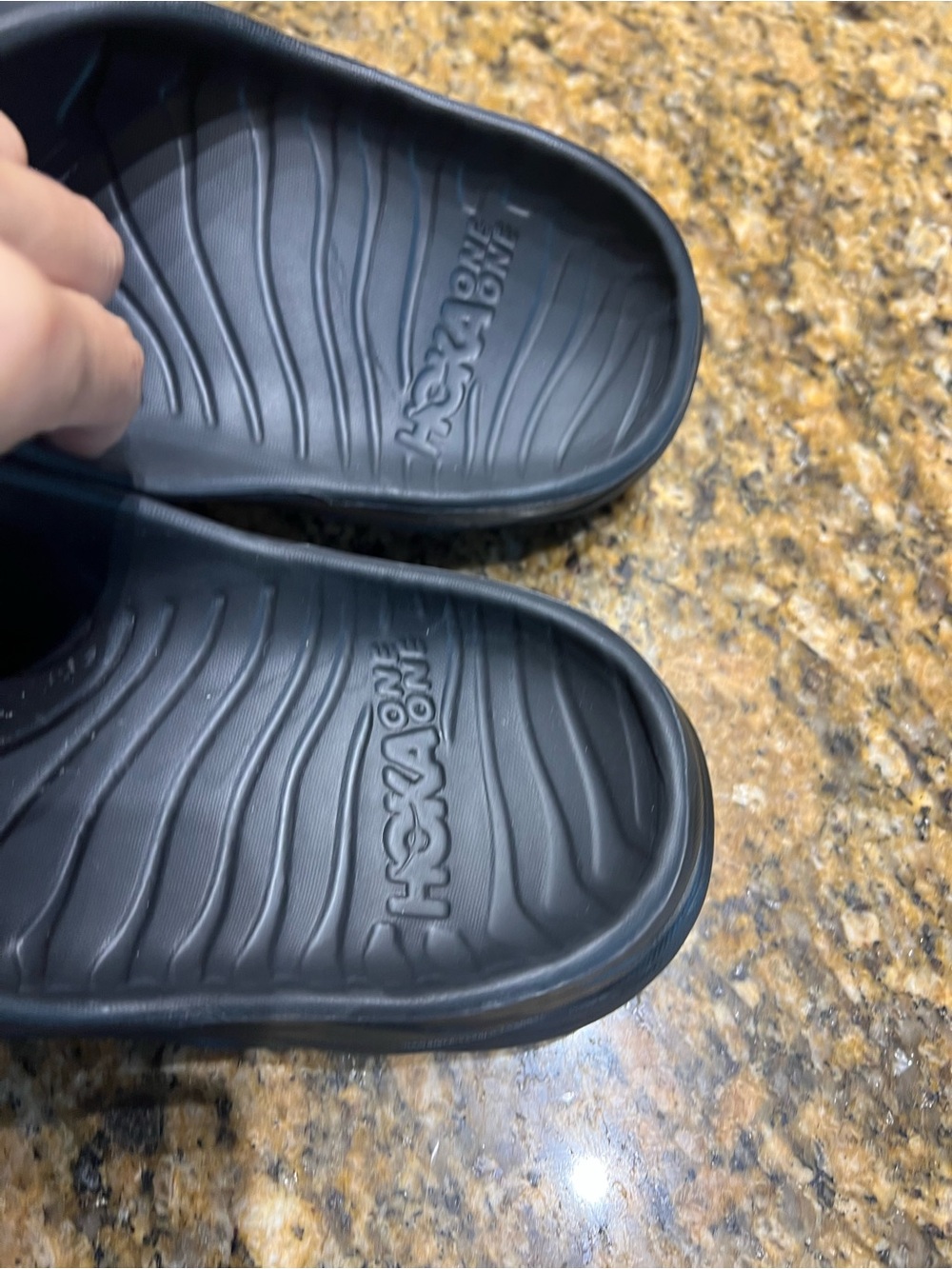 HOKA Black Slip-On Men’s Slide Sandals - Picture 3 of 13